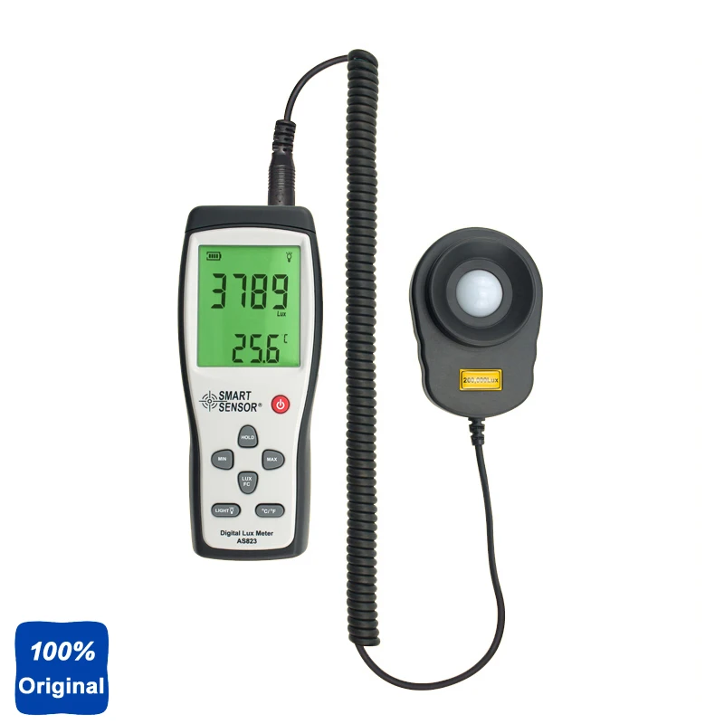 

AS823 Digital Lux Meter Light Meter Illuminance Flow Meter measurement 1~100.000lux