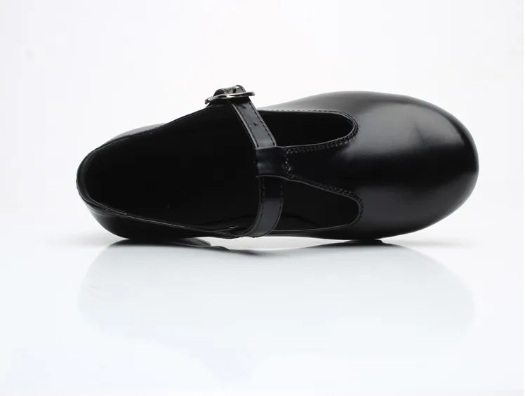 Танцевальная обувь хорошего качества для девушек и женщин, Т-образная лакированная кожа, джазовая танцевальная обувь, засоряющая обувь, размер 26-42