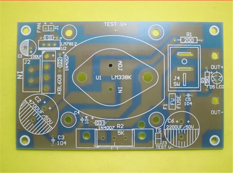 DIY LM338K 3A понижающий модуль питания для Arduino Raspberry pi понижающая плата преобразователя DIY Kit AC 1-25 в DC 3-35 В до 1,2-30 в