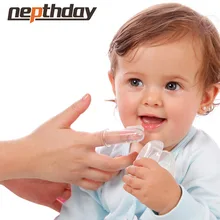 Безопасная Силиконовая зубная щетка для пальцев для маленьких детей санитарная резинка щетка Младенческая Силиконовая зубная щетка для малышей щетка с четким массажем 13-149