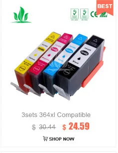 2 комплекта 364xl совместимый для hp 364 364xl чернильный картридж для 5515 6510 B010a B109 B110a B110c