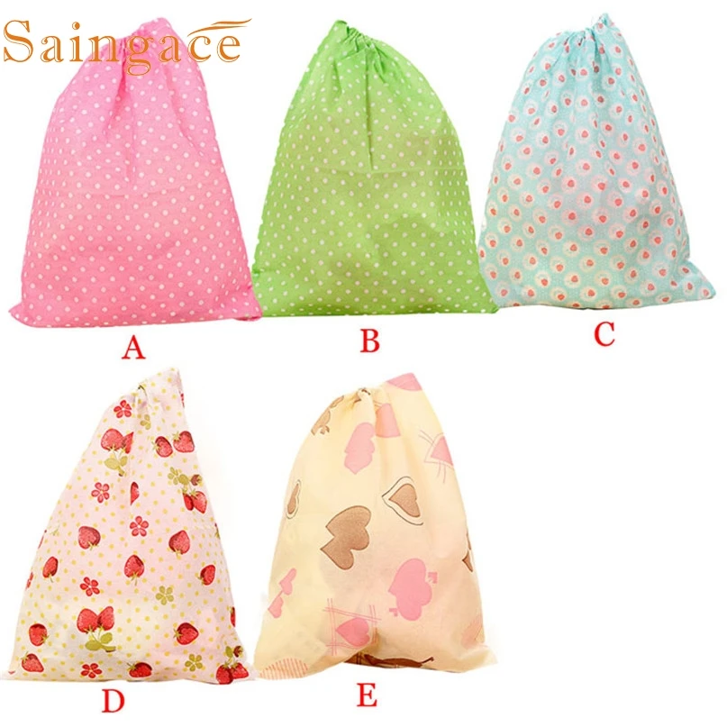 

Home Supplies Hot Selling drop shipping New Design Fashion Printing Shoes Bag Portable Travel Storage Pouch Drawstring 0531