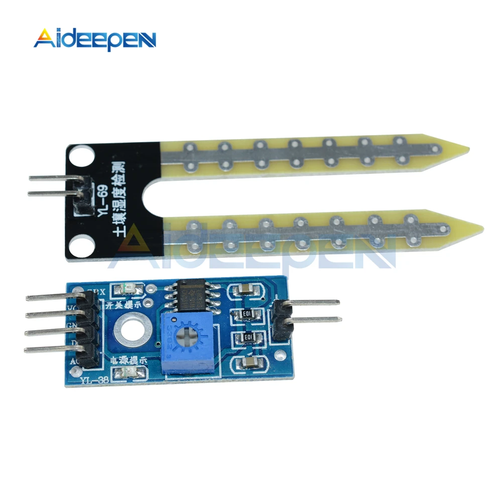 Почвенный гигрометр для определения влажности Датчик влажности модуль для Arduino макетная плата DIY почвенный гигрометр Модуль