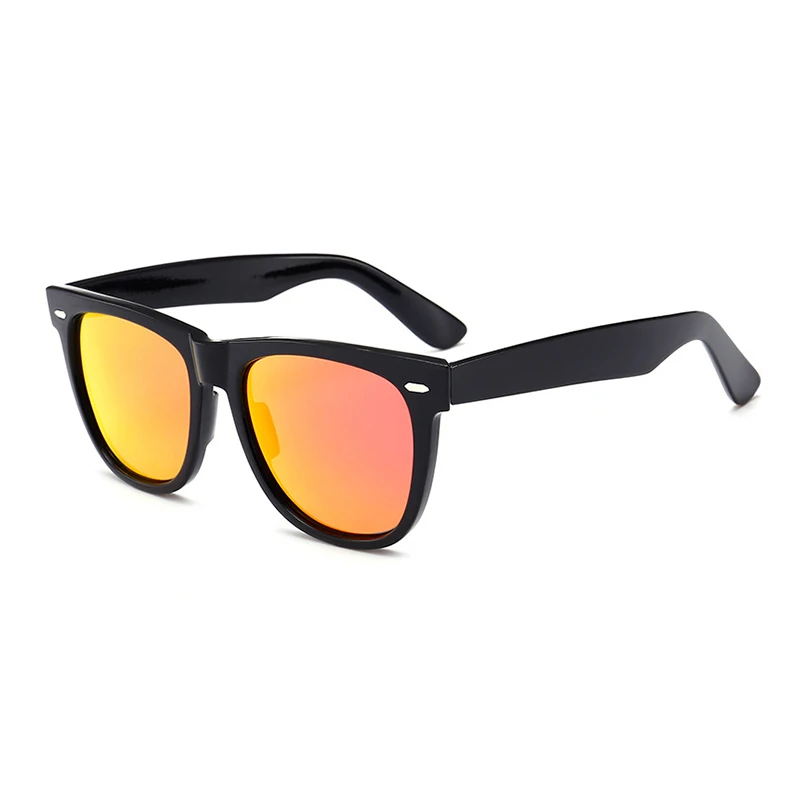 Классические поляризационные солнцезащитные очки для мужчин и женщин, модные квадратные солнцезащитные очки для вождения, брендовые дизайнерские солнцезащитные очки G15 Oculos De Sol UV400 - Цвет линз: Black Orange