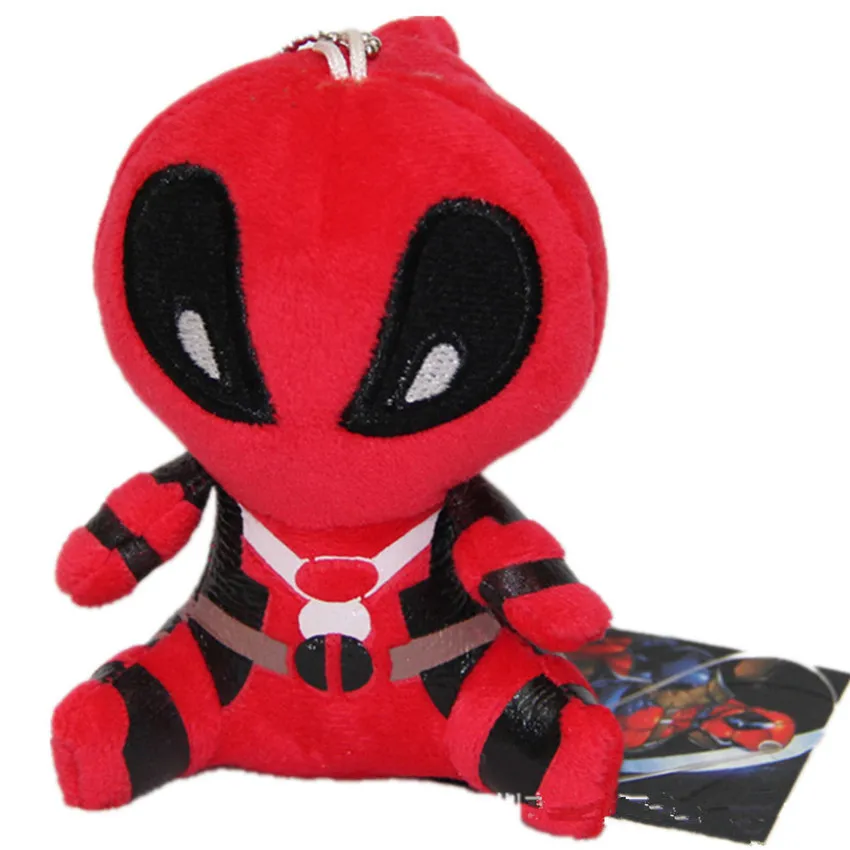 10CM Deadpool Action Figure Marvel Keychain Mini Plush Pendant Toys
