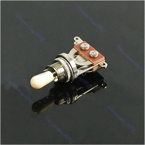 

Guitar Pickup 3 way switch for Les Paul Electric Guitar - Silver w/Tips cream CP Mar Whosale&DropShip
