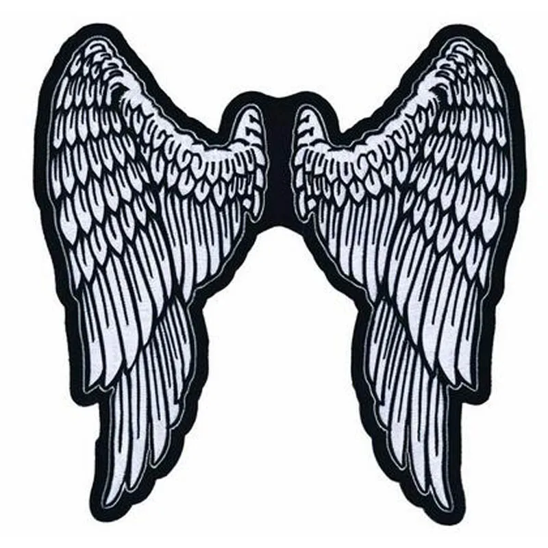 

Lethal Threat Angel Wings Embroidered Patch for leather jackets(11" x 11.5")