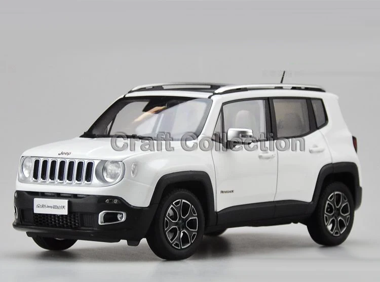 White 1 18 Jeep Renegade 2016 Cherokee City SUV Alloy Toy Car