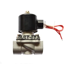 Двухстороннее G3/" DN20 AC110V, AC220V, AC380V нержавеющая сталь нормально закрытый электромагнитный клапан