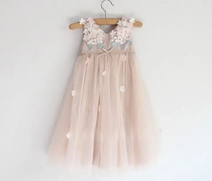 

Girls summer flower dress , kids dresses for girls , princess dress,2-7YEARS , 6pcs/lot CFZ20