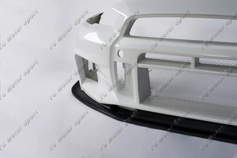 2008-2012 Mitsubishi Lancer Evolution EVO X Varis '17 Ver. Ultimate Style Front Bumper with Lip FRP (5)