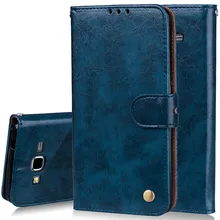 De Lujo Flip Funda de cuero para Samsung Galaxy Grand Prime Duos G530 G530F G530H G531 G531H G531F cartera tarjeta caso