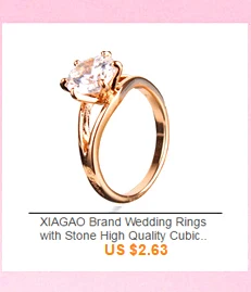 XIAGAO Свадебный бренд широкий золотой цветной многослойный полый кольца для женщин Трендовое кольцо ювелирные изделия Женское кольцо на палец ZR608
