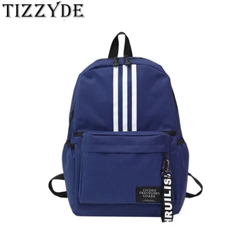

Solid Color Casual Backpack Male Large Capacity Zipper Couple College High School Student Bag Campus Travel NSG157