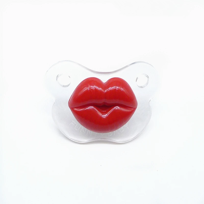 Silicone Funny Baby Pacifiers Dummy Nipples Toddler Pacy Orthodontic Soothers Teat for Baby Holiday Gift BPA FREE