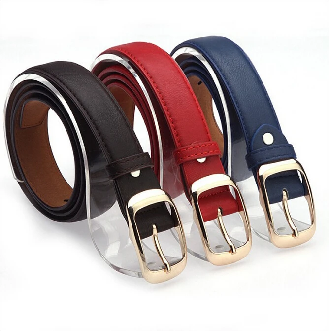 Designer Belts For Women New 2017 Fashion Female Belt Brand Ladies Faux Leather Metal Buckle Straps Girls Fashion Accessories