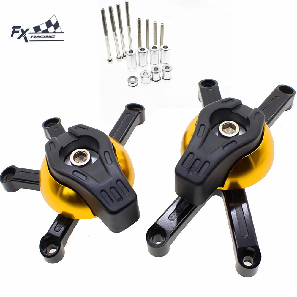 Fxcnc Aluminum Motorcycles Engine Sliders Crash Pad Cover Falling