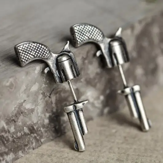 Buy Fashion Punk 100 Genuine 925 Sterling Silver Stud