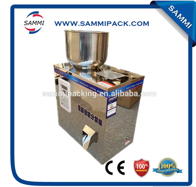 

Newest Desktop 2-200 grams Semi-auto Beans,Grains,Wheat ,Sugar,Coffee Powder Packing Machine