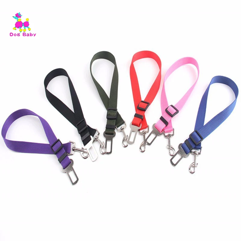Dogbaby Quick Release Pet Dog Cat Adjustable Car Safety Belt Collar Environmental Protection