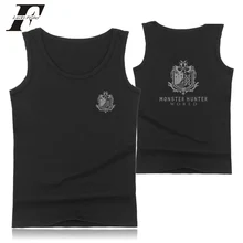 LUCKYFRIDAYF Monster Hunter World бодибилдинг одежда фитнес для мужчин/костюм повседневное с круглым вырезом Майки без рукавов топы корректирующие 4xl