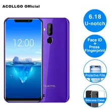 

Oukitel C12 Pro 6.18"19:9 Full Screen MT6739 Quad Core Face ID SmartPhone Android 8.1 OTA 2GB+16GB 8MP Dual Cam OTG Fingerprint