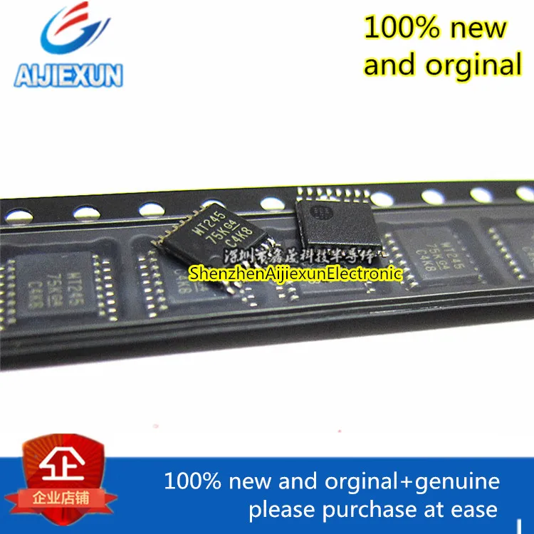 

10Pcs 100% New and original SN74AVC4T245PWR 16-TSSOP silk-screen WT245 IC TRNSLTR BIDIRECTIONAL 16TSSOP in stock