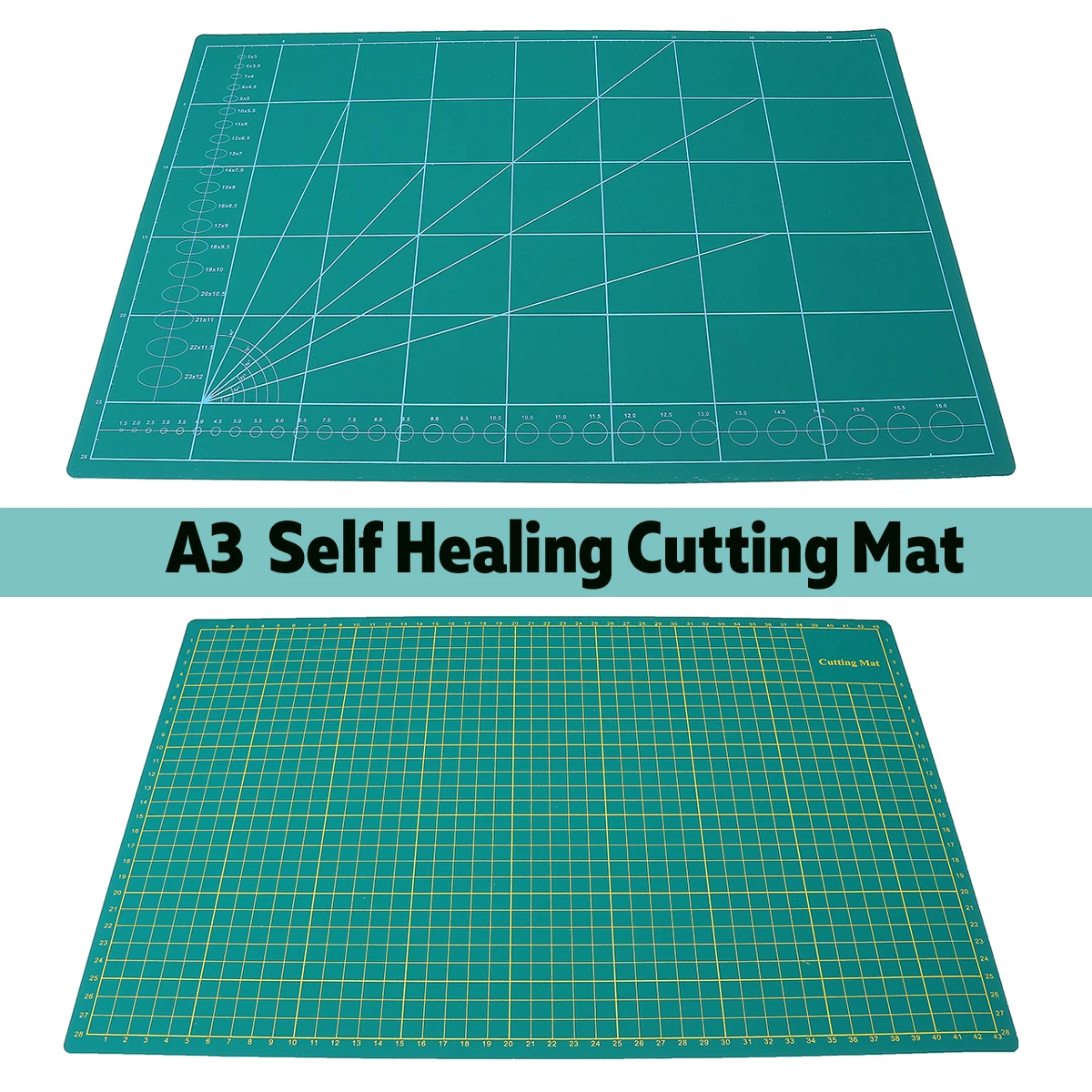 

A3 PVC Self Healing Cutting Mat Cutting Pad Board Printed Grid Lines Patchwork Cut Pad Model Tools Manual Art DIY Tool 45x30cm