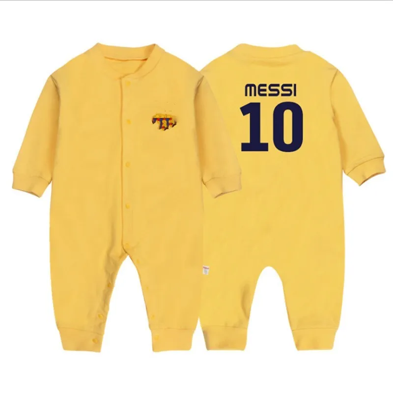 

2018 Winter Bebes Baby Summer Long Sleeve Sport Clothes Romper for Children Jerseys Football Baby Boy Uniform Toddler Clothes