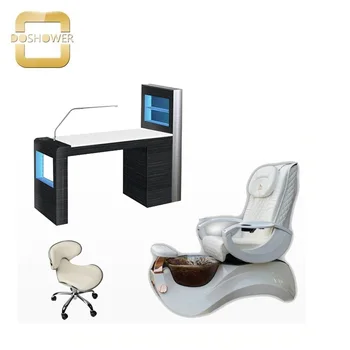 

Doshower used pedicure chair with table de massage of portable massage table