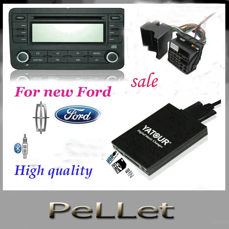 Digital CD USB SD AUX Bluetooth changer emulator adapter for new Ford