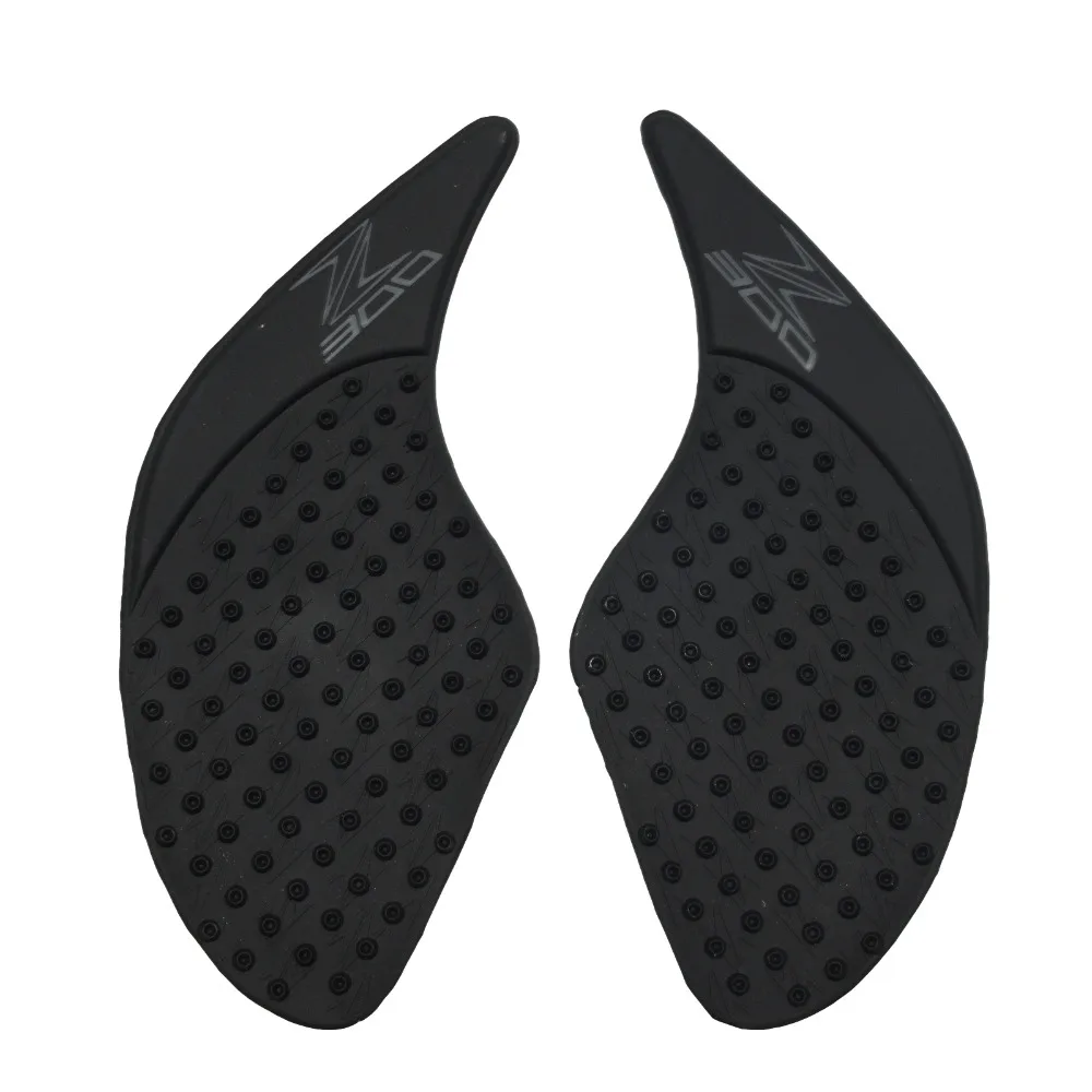 Black Rubber Tank Pad Protector Sticker Decal Gas Knee Grip Tank