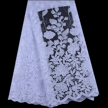 

Top Sale Soft Milk Silk Lace Fabric Latest Sequined French Milk Silk Lace Fabric African Nigerian Lace Fabric For Wedding F1625