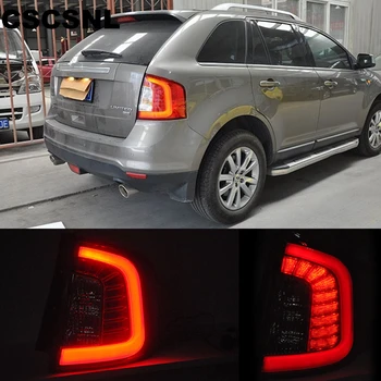 

CSCSNL 2PCS Car LED For ford edge 2011 2012 2013 2014 LED taillights rear lights car styling led rear trunk lamp plug and play