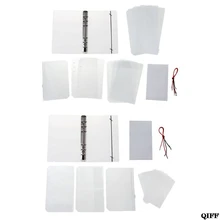 Прямая поставка и прозрачных переплетных листов A6 Размер Внутренняя обложка страницы блокнот дневник планировщик 3 июня