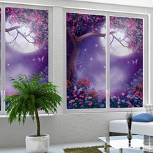 Неклеящаяся Электростатическая матовая стеклянная пленка 3d Прозрачные непрозрачные оконные наклейки декоративная стеклянная паста