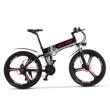 26inch electric mountain bike 48V 816Wh lithium battery hidden frame 500w high speed motor Fold frame Soft tail Hydraulic ebike