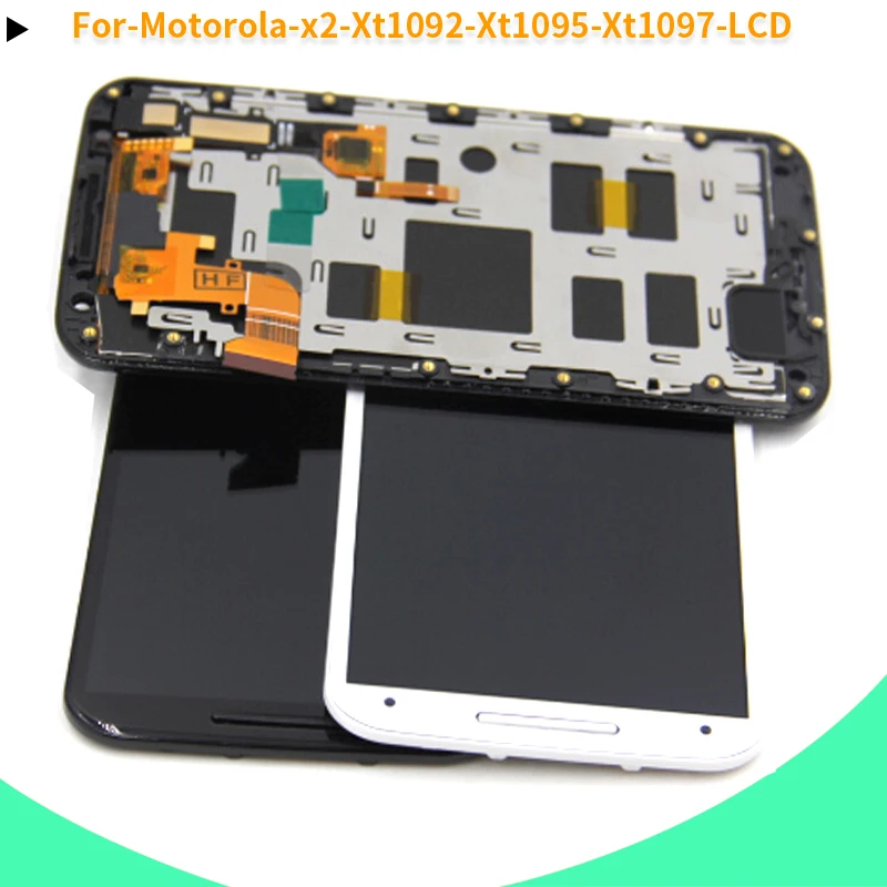 

LCD Display with Touch Screen Panel Assembly For Moto X+1 X2 XT1092 XT1095 XT1097 With Frame Free Tool