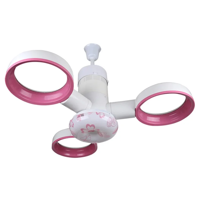 Wongshi Blue Pink Modern High Tech Bladless Ceiling Fans With High Tech Bladless Ceiling Fans