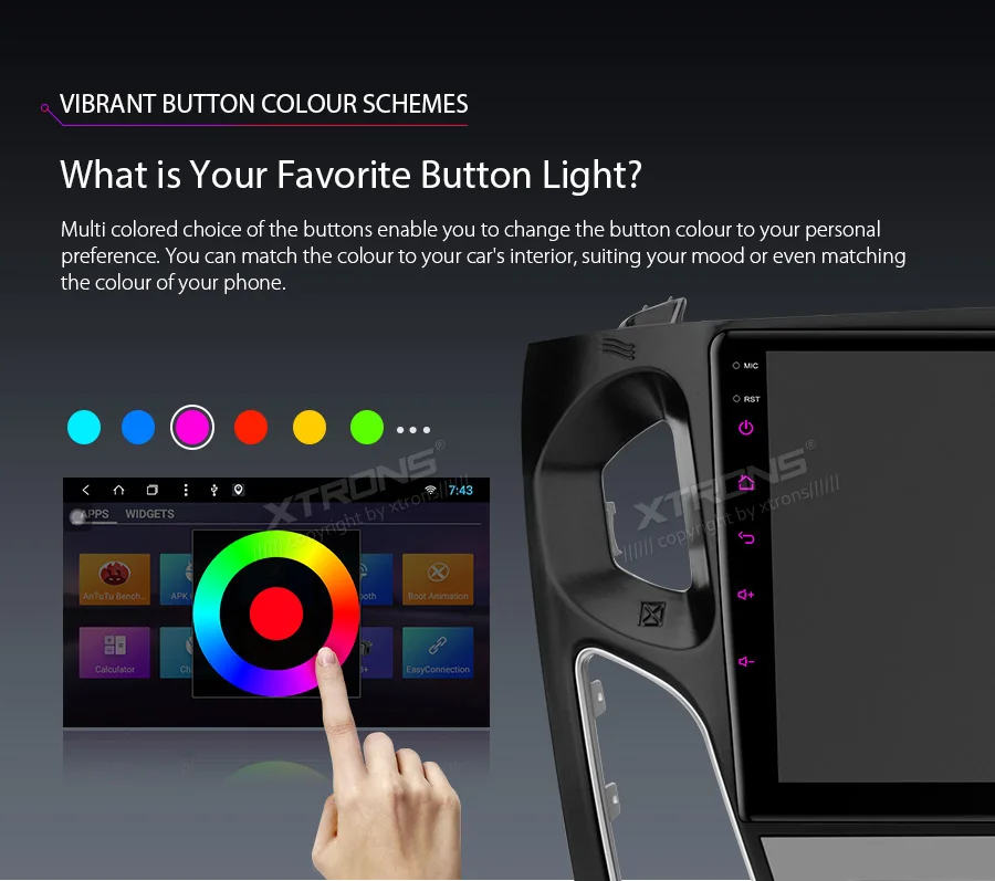 Sale XTRONS 9" Android 8.1 Octa Core 2GB RAM 32GB ROM Car Multimedia Player GPS navigation for Ford focus 2012-2017 TPMS DAB No DVD 14