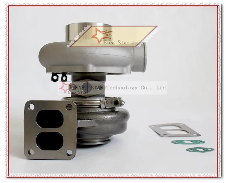 T88-33D T88 49174-00890 Universal turbo Turbocharger T4 Flange oil Journal Bearing 700hp External wastegate BULLET locknut golden (1)