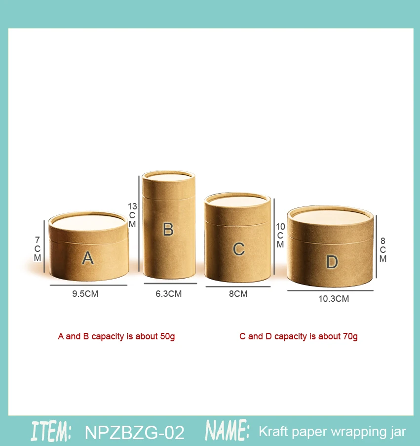 Упаковка для кофе трубка рисования 30 шт. 50 г 80 100 г|cylinder pack|cylinder tubecylinder packaging |