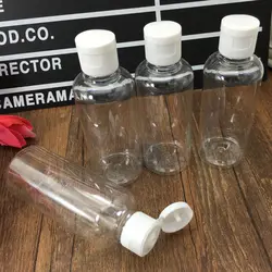 4 шт. 100 мл ПЭТ прозрачный пустой лосьон контейнер бутылку Travel Kit составляют Уход за кожей лосьоны Дело Контейнер Запасные бутылочки