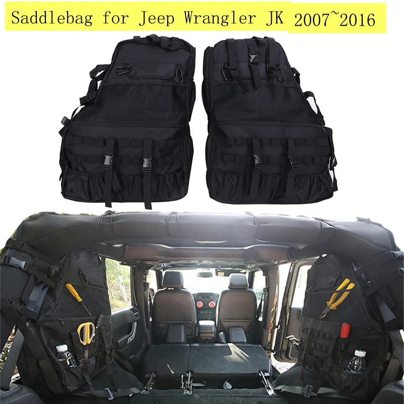 2 Stks/partij Roll Kooi Multi-Zakken Opslag Organisatoren Cargo Zadeltas 2007 ~ 2016 Voor Jeep Wrangler Jk 4 -Deur Gadget Holder// 2 Stks/partij Roll Kooi Multi-Zakken Opslag Organisatoren Cargo Zadeltas 2007 ~ 2016 Voor Jeep Wrangler Jk 4 -Deur Gadget Holder//