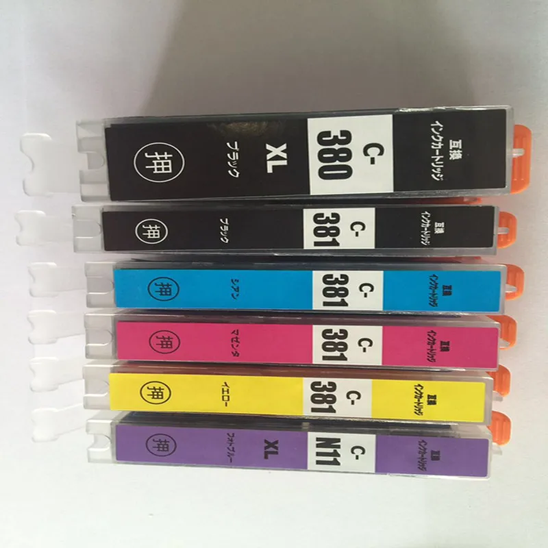 

Compatible bci-380 bc-381 ink cartridge for TS8130 TS6130 TR8530 TR7530 printer