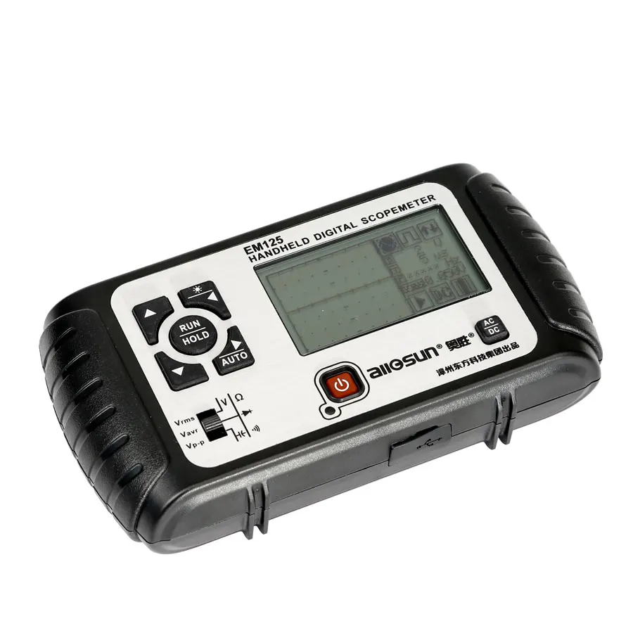 All sun 25MHz 100MSa/s Digital 2 in1 Handheld Portable Oscilloscope