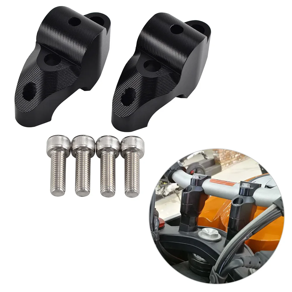 

NICECNC Handlebar Mount Riser For KTM 1050 1090 1190 1290 ADV Super Adventure Duke GT Superduke Handle Bbar Clamp Raised Extend