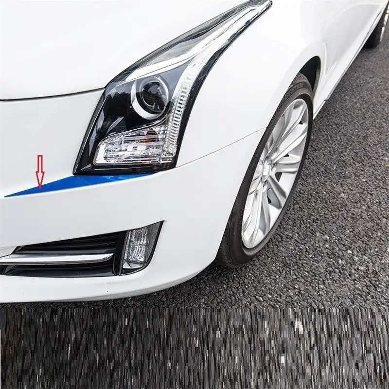 

Car Automovil Modified Rear Panels Door Handle Foot Pedal Exterior Fashion Bright Sequins Sticker Strip 18 19 FOR Cadillac ATS-L