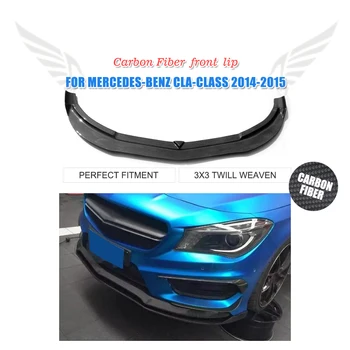 

Carbon Fiber Front Bumper Lip Spoiler For Benz CLA Class W117 2014 2015 Car Styling