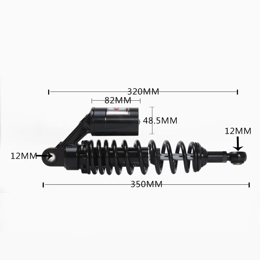 320 мм задний амортизатор мотоцикла для ktm Мотокросс питбайк мотоцикл dirtbike ktm exc benelli yamaha fz1 nmax msx125 xmax